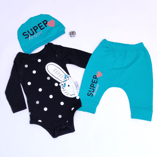 Baby Super Bunny 3pcs Set (0-9m) - Clothes4Kids