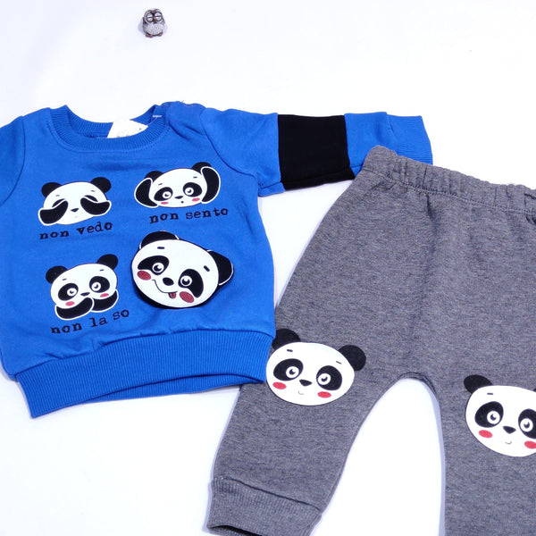 Baby Boy Little Panda Winter Warm Set (3-18m) - Clothes4Kids