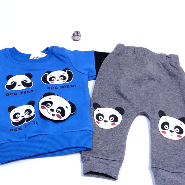 Baby Boy Little Panda Winter Warm Set (3-18m) - Clothes4Kids