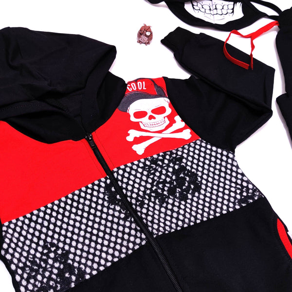 Boys' Cool Skull Black/Red Set (5-10y) - Clothes4Kids
