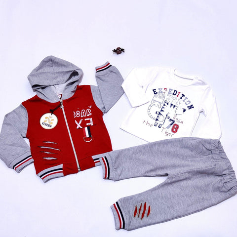 Baby Boy Red Tiger Set (6-18m) - Clothes4Kids