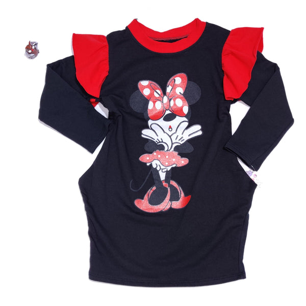 Girls' Disney Minnie Mouse Winter Warm Tunic/Dress (4-14y) - Clothes4Kids