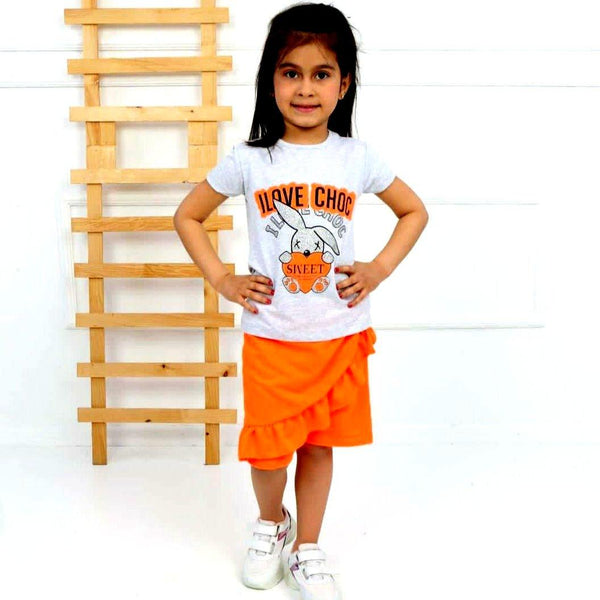 Girls' I Love Choc' Bunny Set (2-7y) - Clothes4Kids