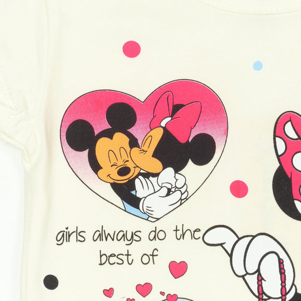 Girls' Minnie Mouse Printed T-Shirt (9m-6y) - Clothes4Kids