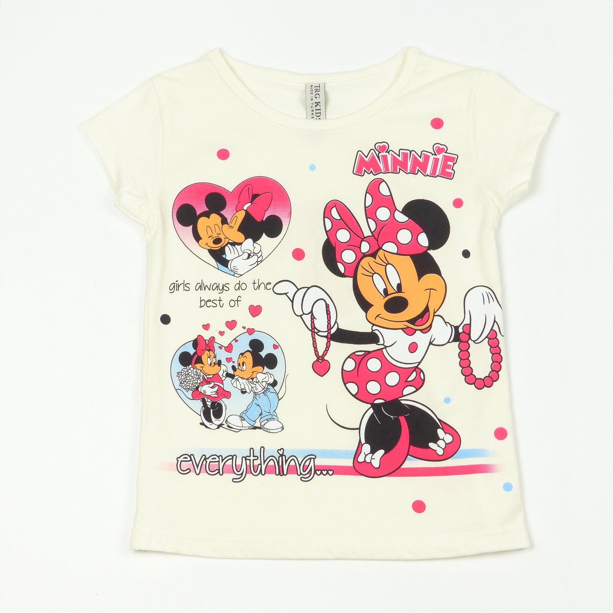 Girls' Minnie Mouse Printed T-Shirt (9m-6y) - Clothes4Kids