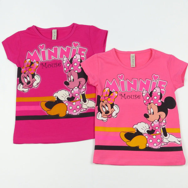 Girls' Minnie Mouse Printed T-Shirt (9m-6y) - Clothes4Kids