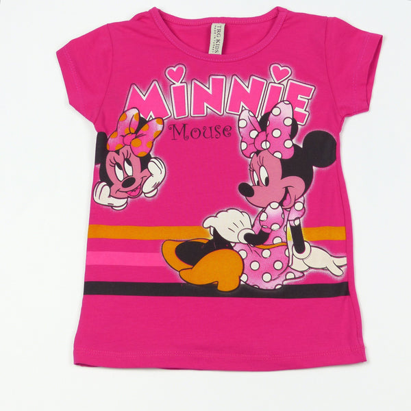 Girls' Minnie Mouse Printed T-Shirt (9m-6y) - Clothes4Kids