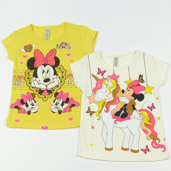 Girls' Minnie Mouse Printed T-Shirt (9m-6y) - Clothes4Kids