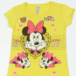 Girls' Minnie Mouse Printed T-Shirt (9m-6y) - Clothes4Kids