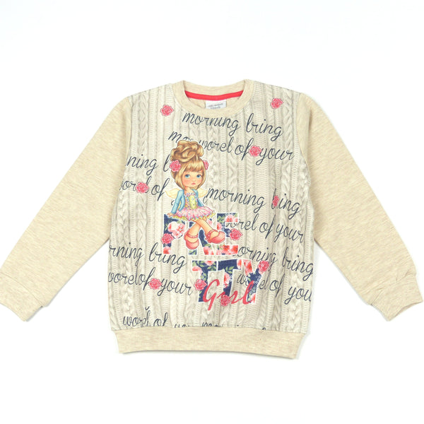 Girls' Long Sleeve Fairy' Printed Top *Last size-104(3-4yrs)*