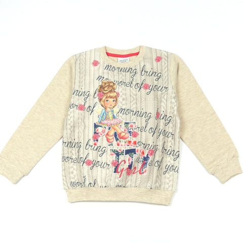 Girls' Long Sleeve Fairy' Printed Top *Last size-104(3-4yrs)*