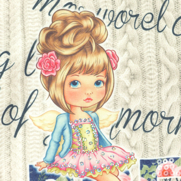 Girls' Long Sleeve Fairy' Printed Top *Last size-104(3-4yrs)*