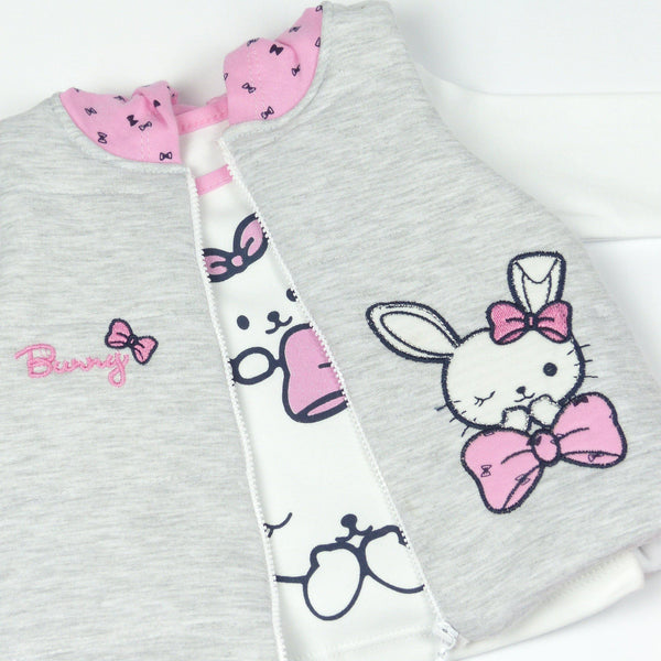 Baby Girl Pink Bunny 3pcs Set (3-12m) - Clothes4Kids
