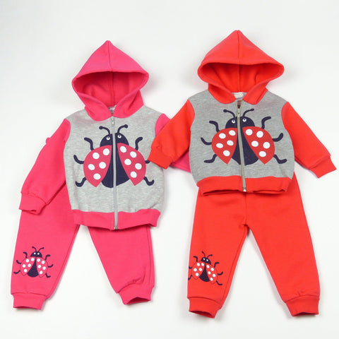 Baby Girl Pink Ladybird Winter Warm Set (3-12m) - Clothes4Kids