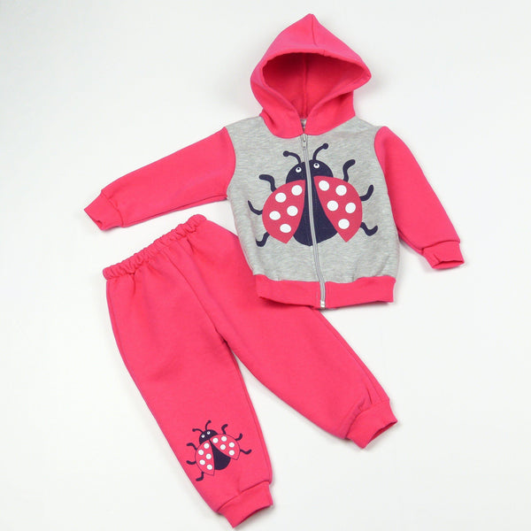 Baby Girl Pink Ladybird Winter Warm Set (3-12m) - Clothes4Kids