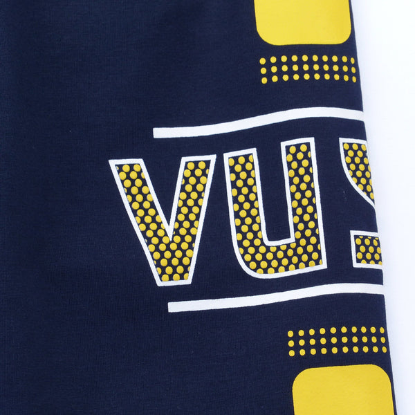 Boys' V' Navy Blue Joggers (4-8y) - Clothes4Kids