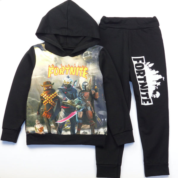 Boys' Fortnite' ' The Mandalorian' Black Tracksuit (6-13y) - Clothes4Kids