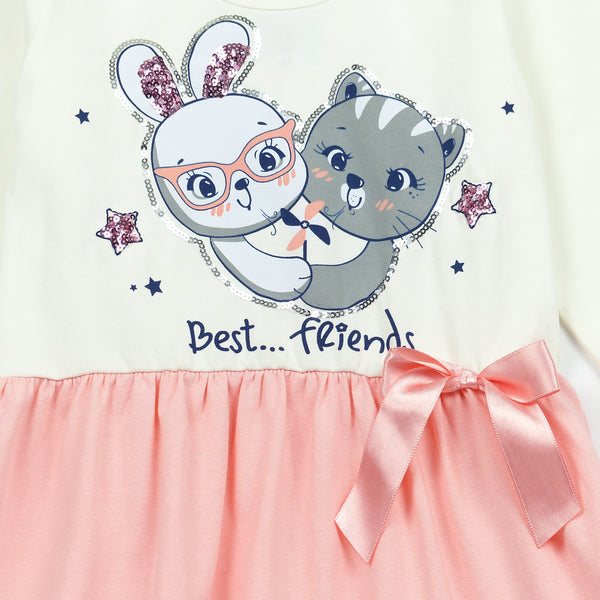 Girls' Sequin 'Best Friends' Dress *Last size: 98(2-3yrs)*