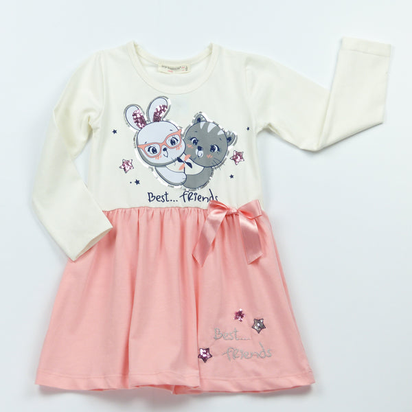 Girls' Sequin 'Best Friends' Dress *Last size: 98(2-3yrs)*