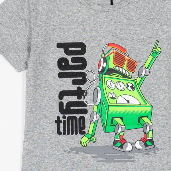 Boys' Party Time' Robot T-Shirt *Last sizes-128(7-8y),170(15-16y)* - Clothes4Kids