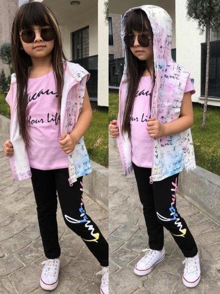 Girls' Amazing ' Lilac 3pcs Set *Last size-128(7-8y)* - Clothes4Kids